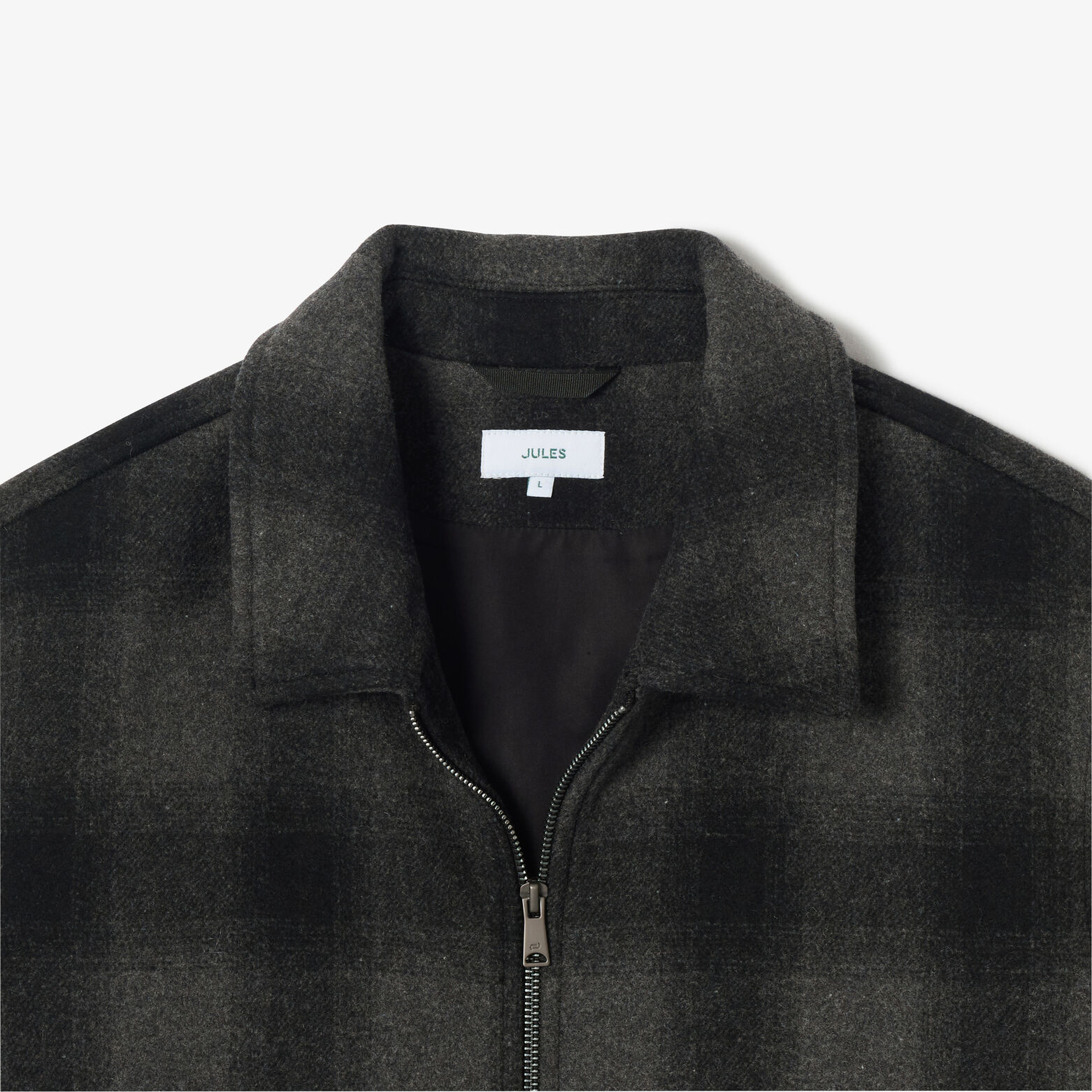 Blouson col chemise zippé