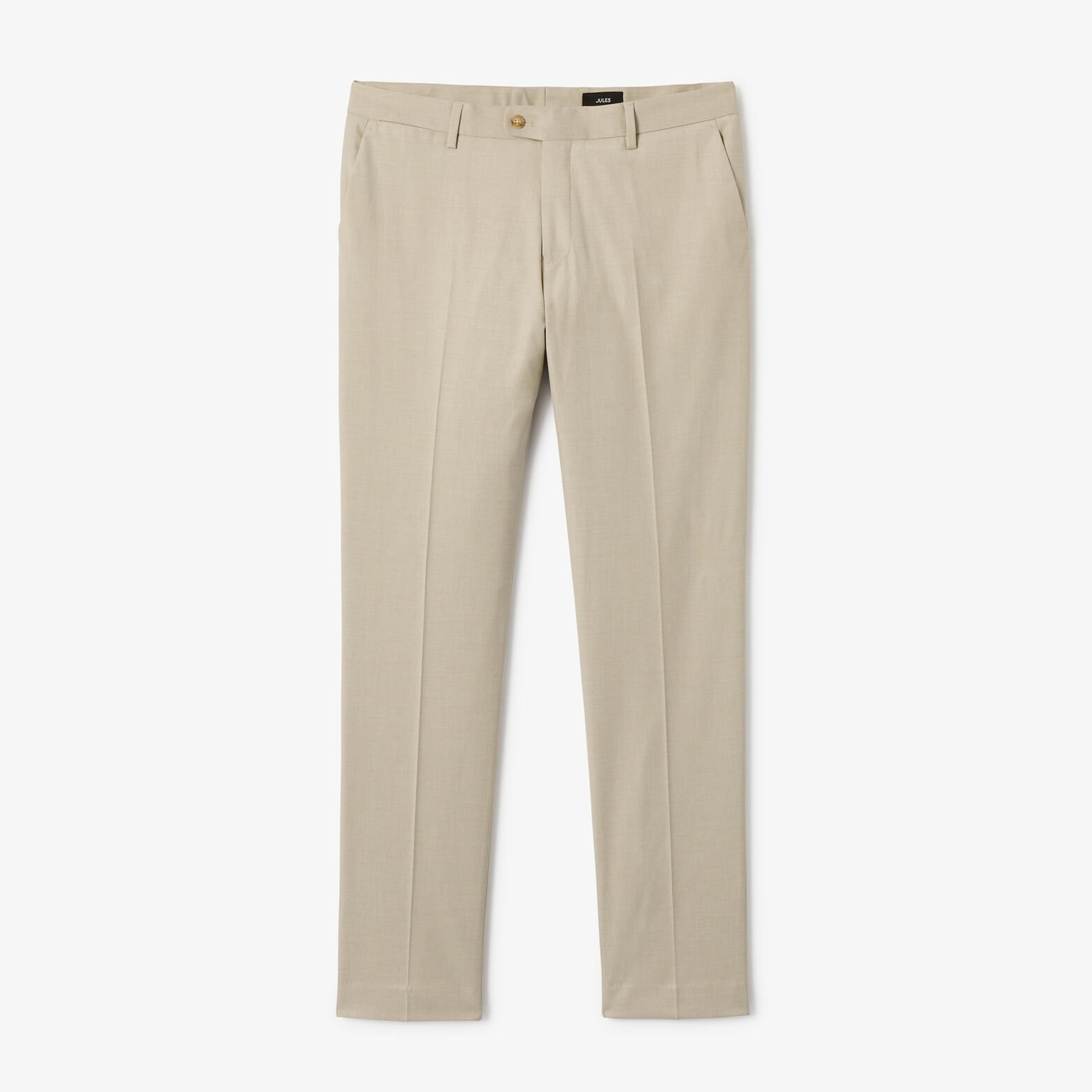 Comfort fit kostuumbroek in twill