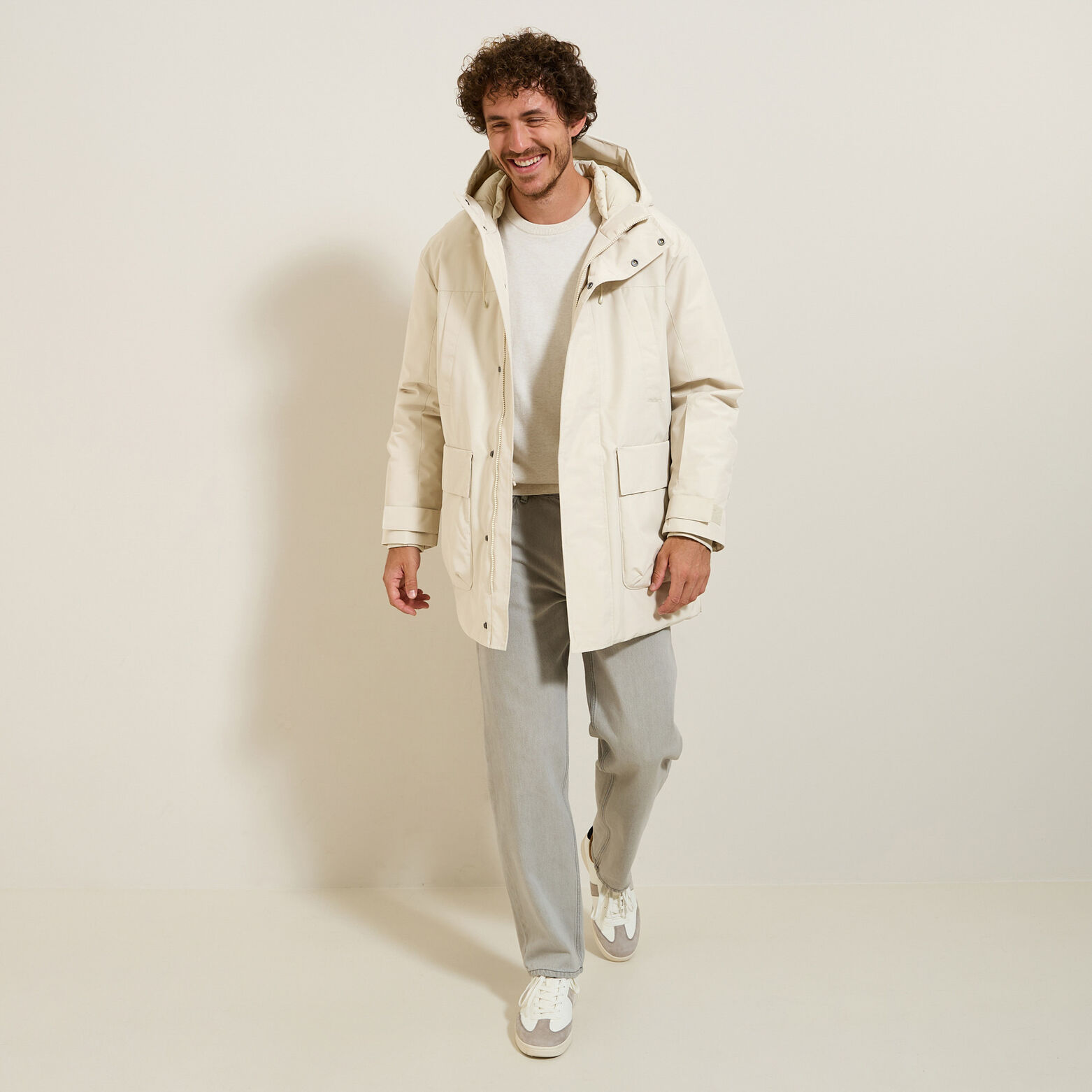 Lange waterafstotende winterparka