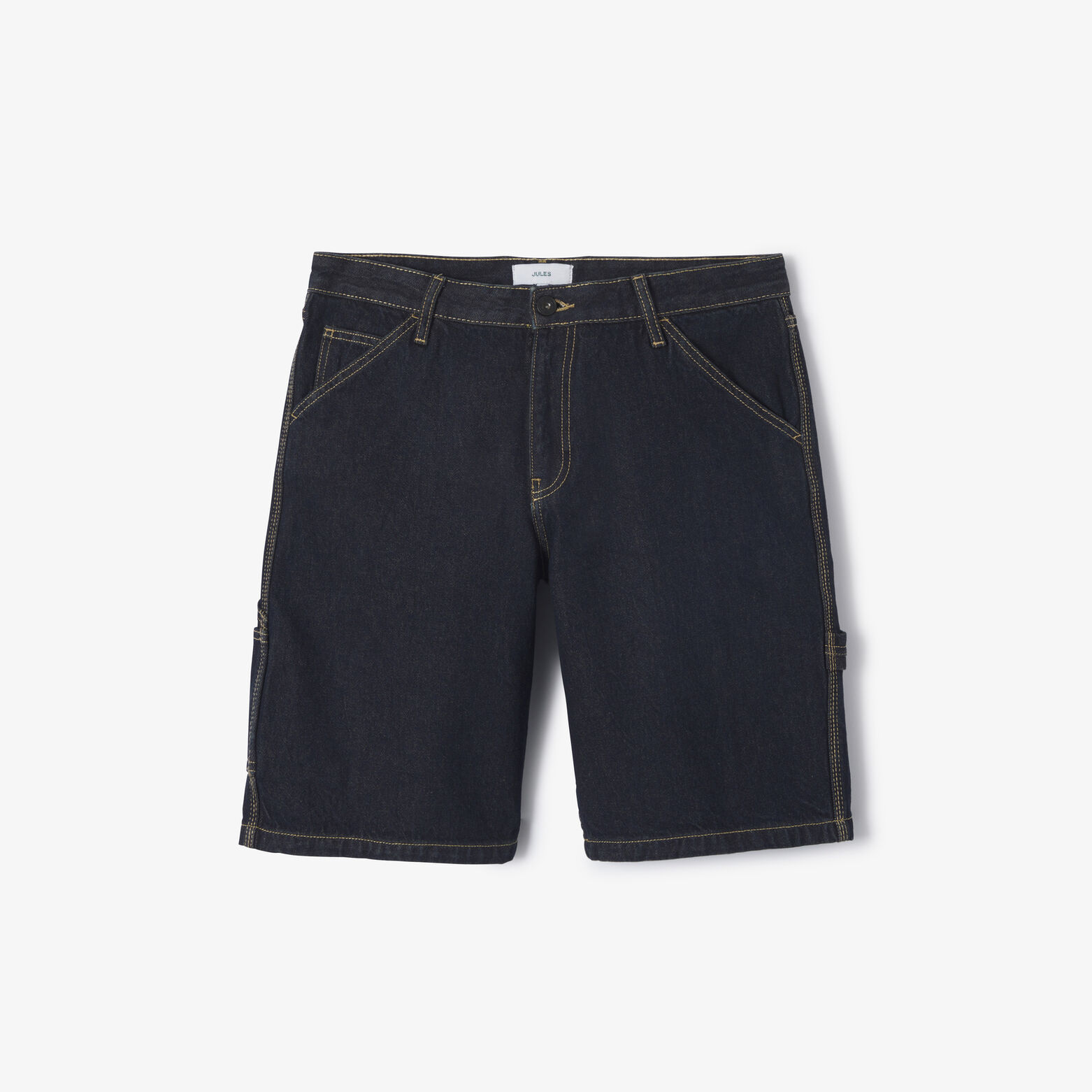 Short baggy en jean charpentier