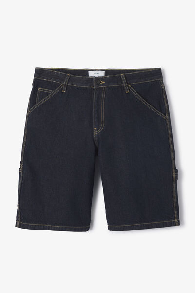 Short baggy en jean charpentier