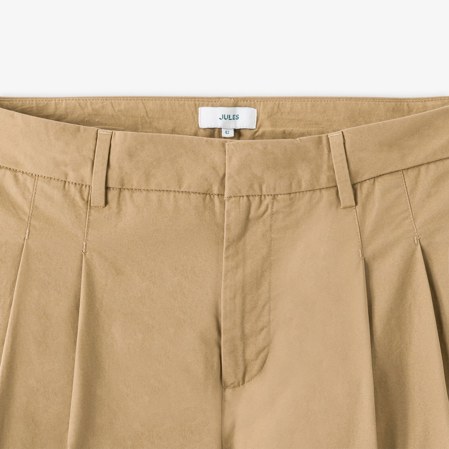 Skate fit broek dubbele plooi met omslag