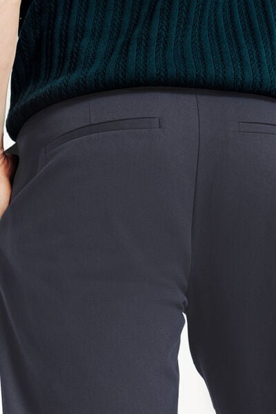 Pantalon chino &agrave; plis