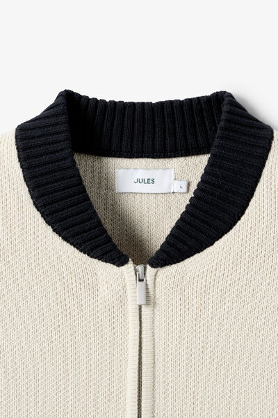 Gilet bomber zipp&eacute;