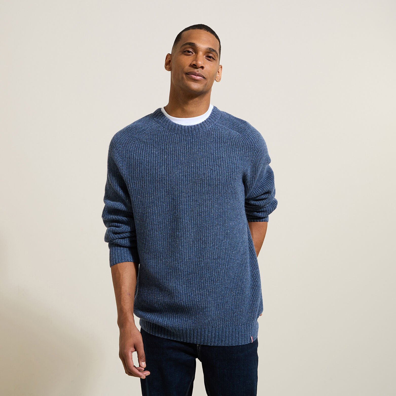 Trui met ronde hals made in France