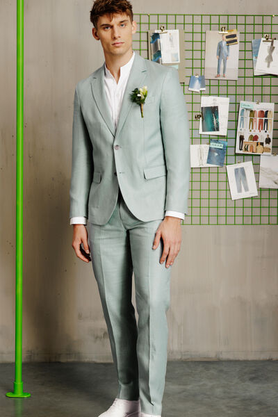 Veste de costume confort 100% lin