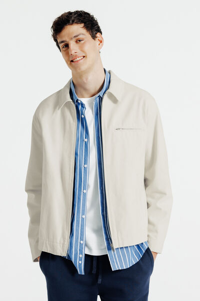 Blouson mi-saison col chemise