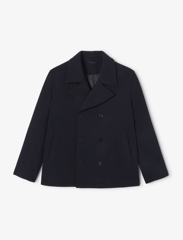 Manteau court boutonnage crois&eacute;