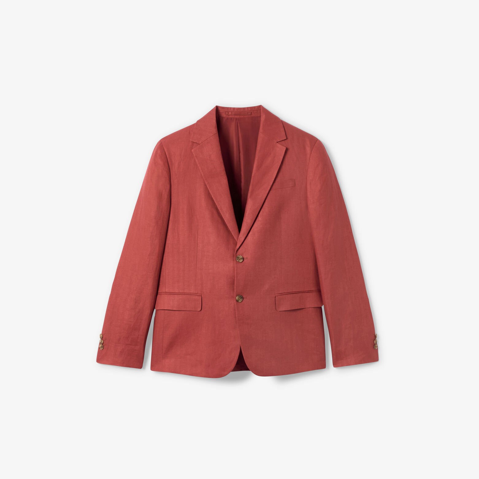 Veste de costume confort motif chevron 100% lin