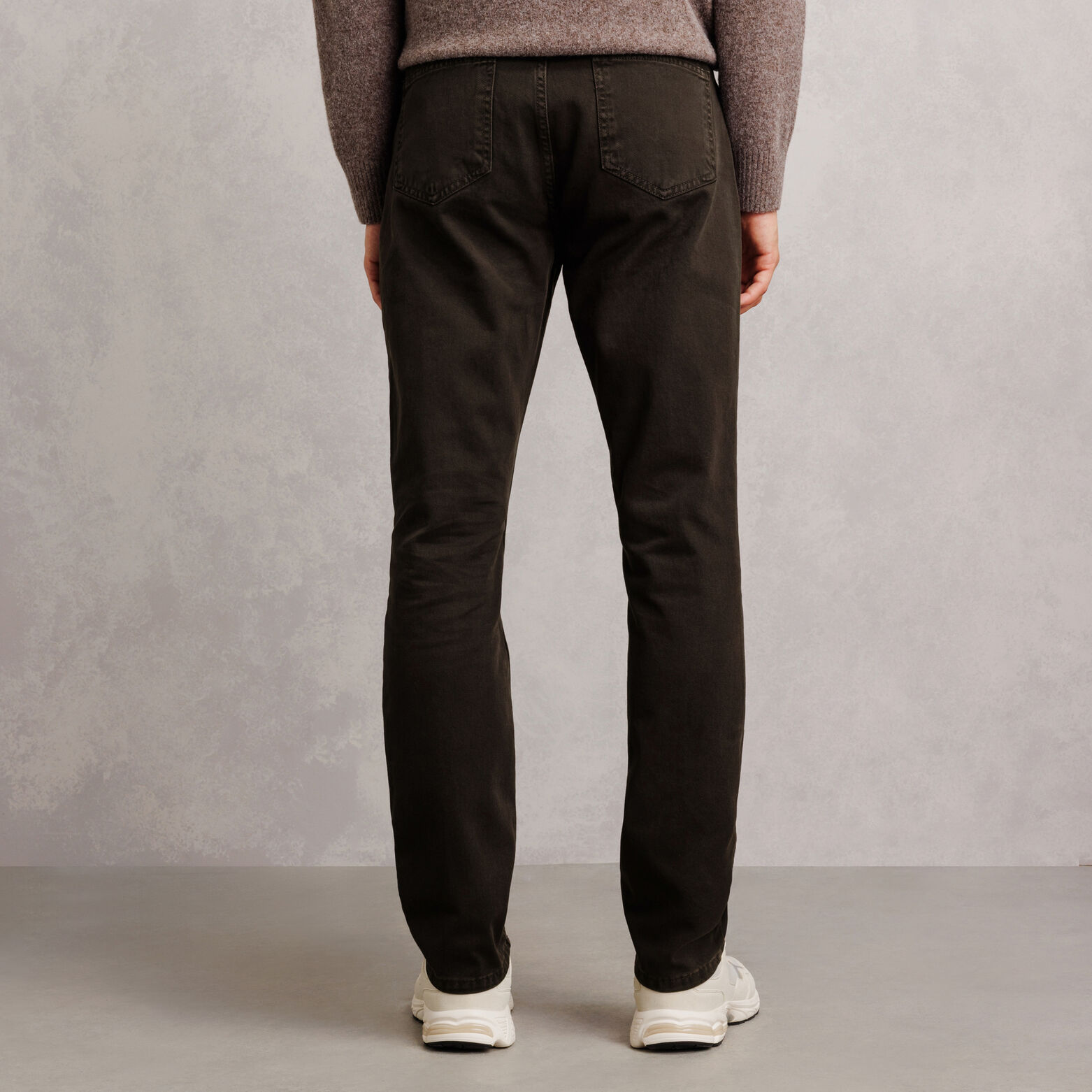 Pantalon straight 100% coton