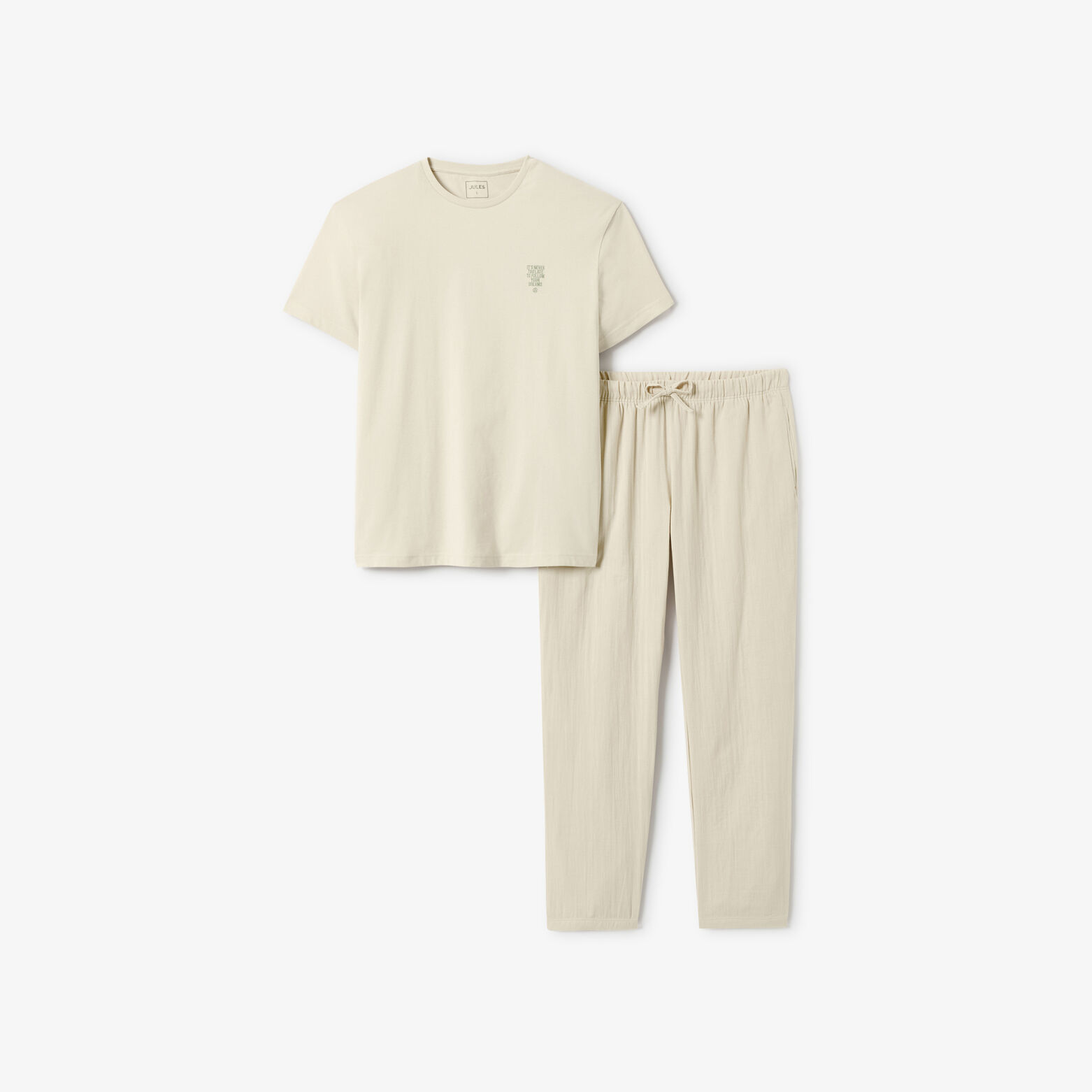 Pyjamaset met borduursel