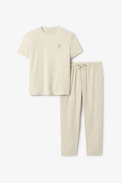 Pyjamaset met borduursel