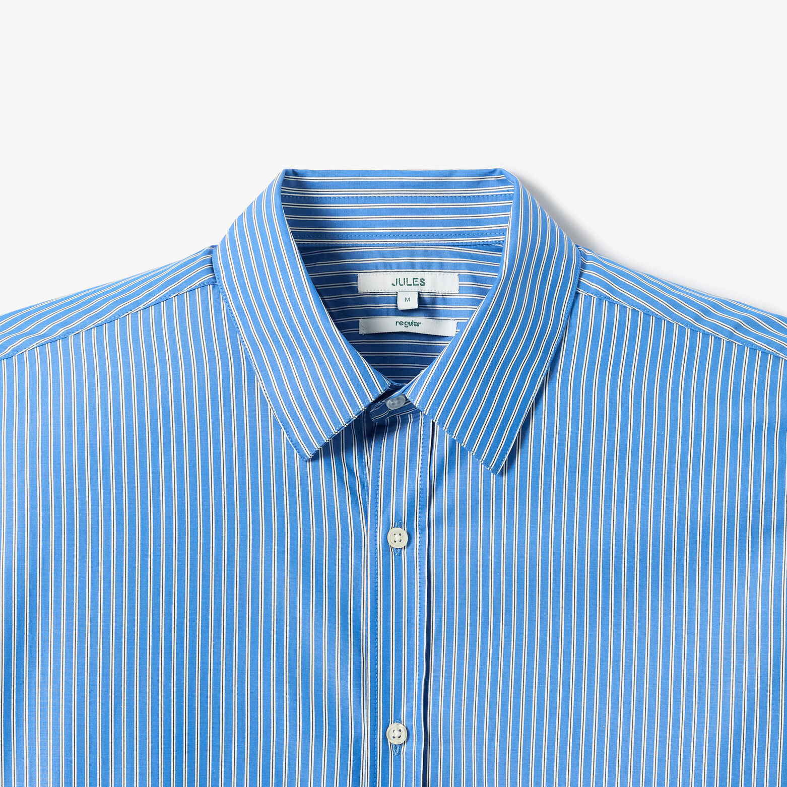 Chemise 100% coton regular ray&eacute;e