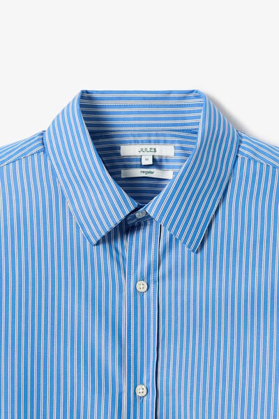 Chemise 100% coton regular ray&eacute;e