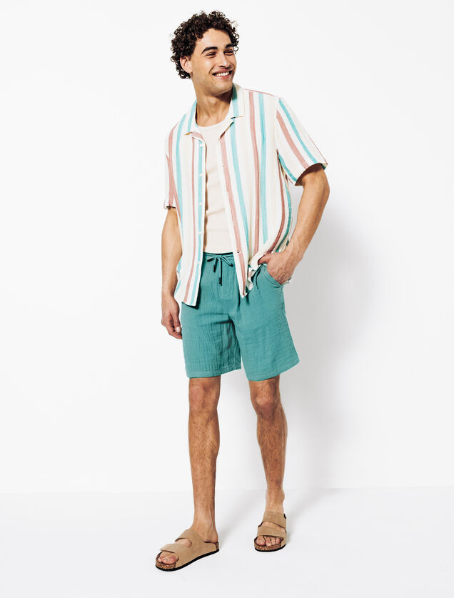 Short en gaze de coton