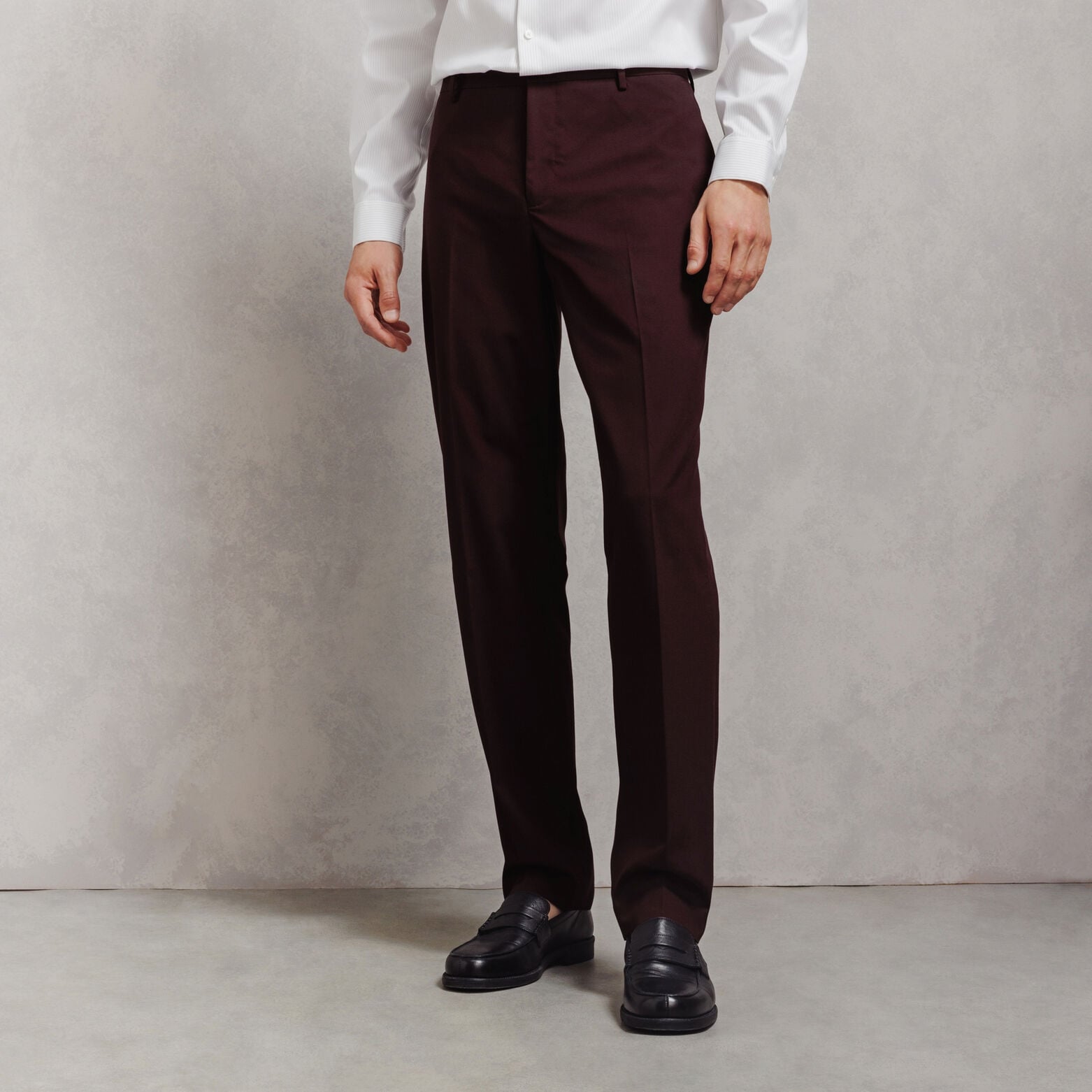 Pantalon de costume confort uni