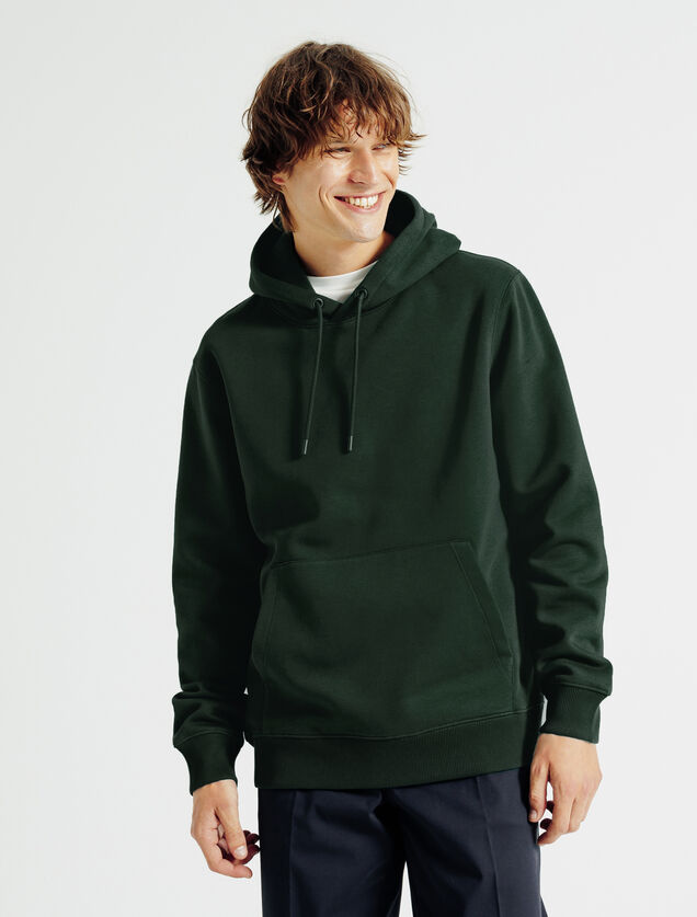 Sweat &agrave; capuche uni