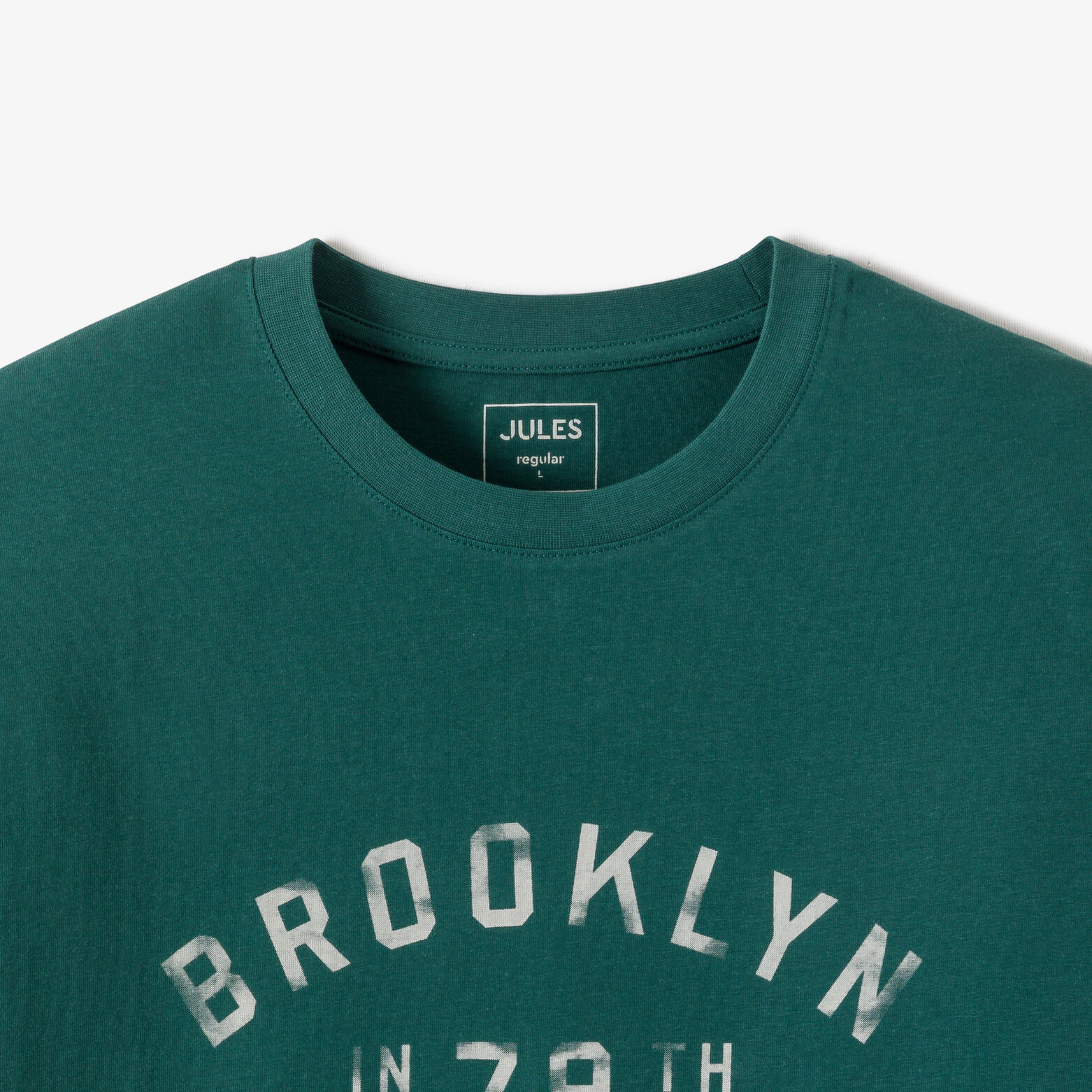 Tee shirt imprim&eacute; devant en coton