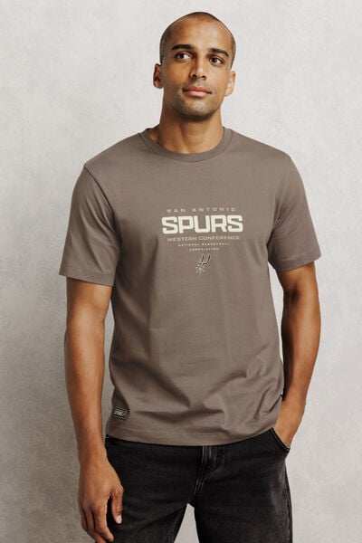T-shirt met opdruk San Antonio Spurs NBA-licentie