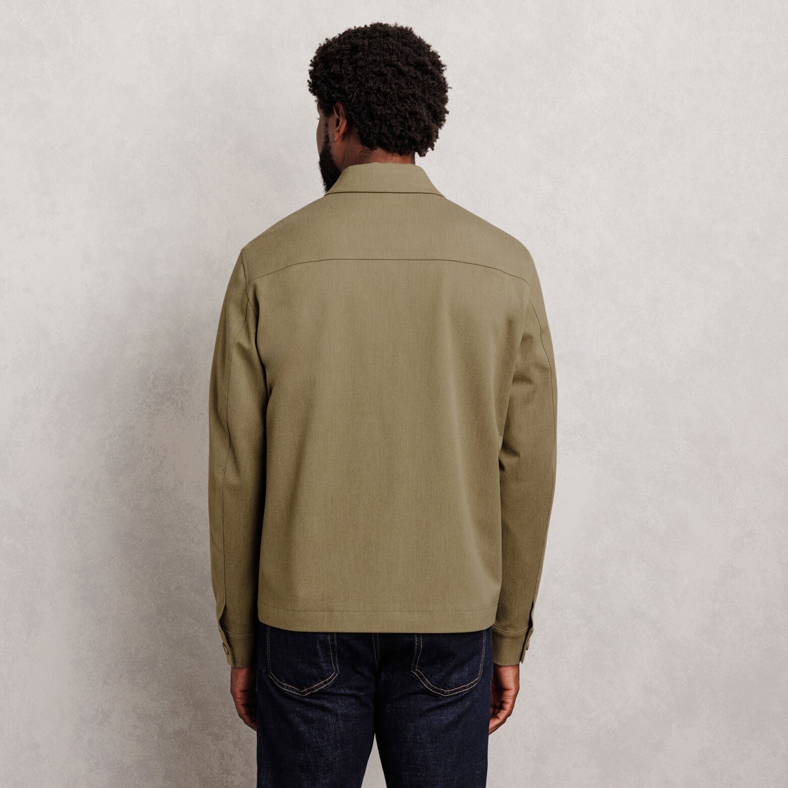 Veste col chemise zipp&eacute;e