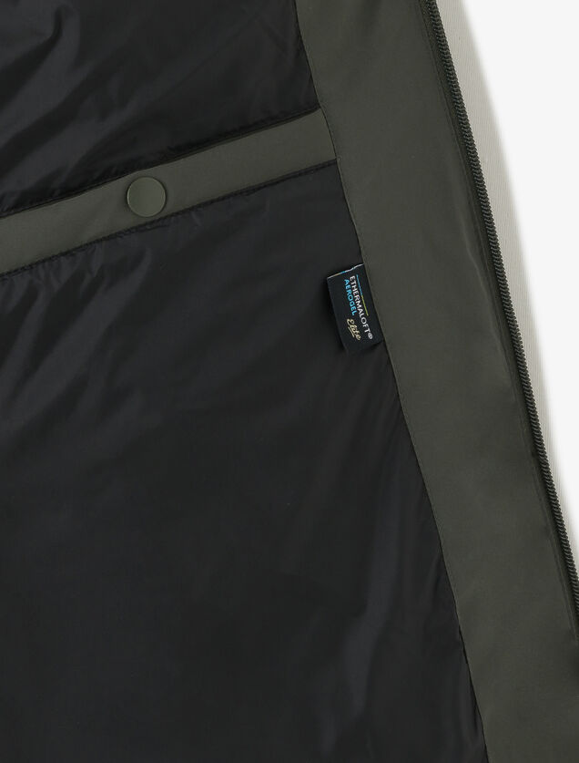 Doudoune zipp&eacute;e &agrave; capuche