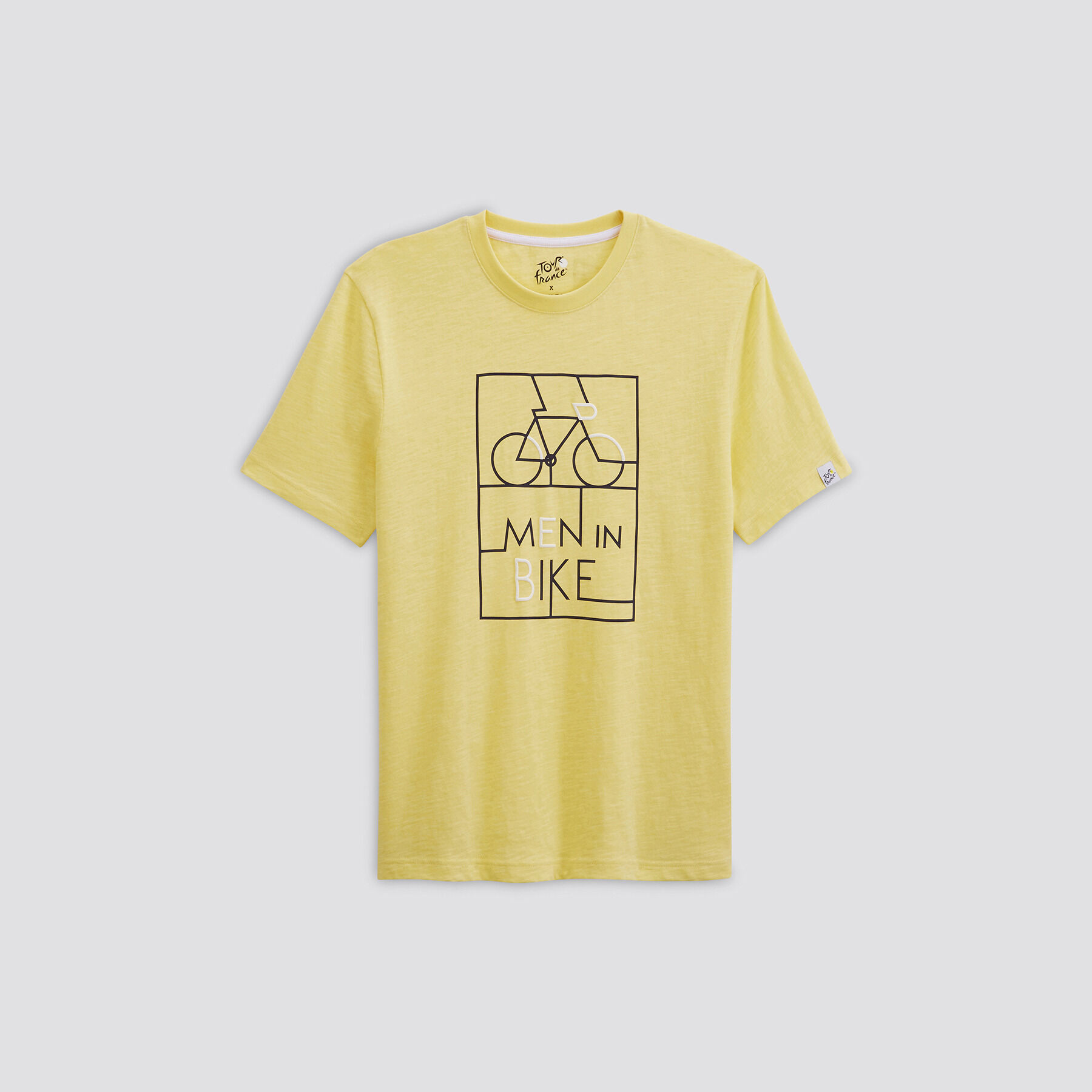 T-shirt Jules X Tour De France - Homme Taille L - Beige Doré Manches Courtes