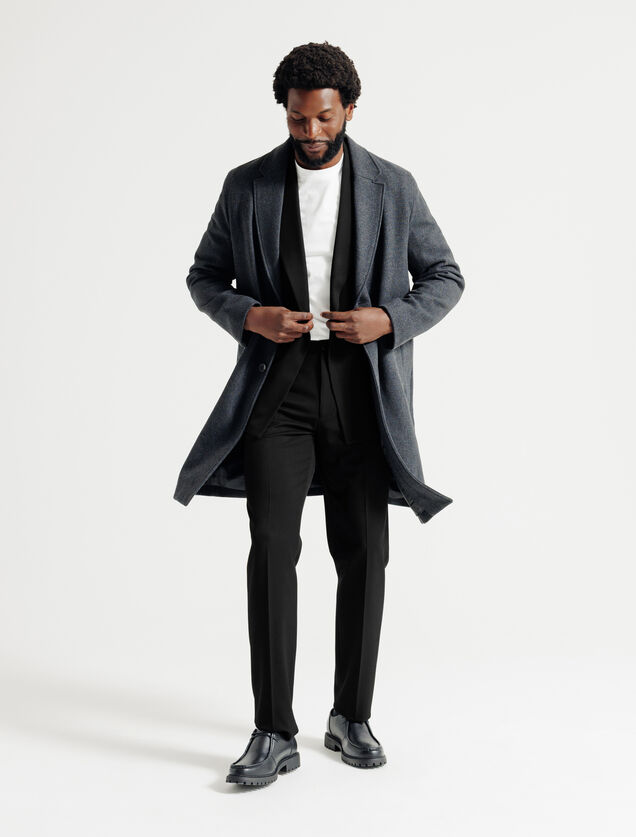 Veste de costume confort double boutonnage