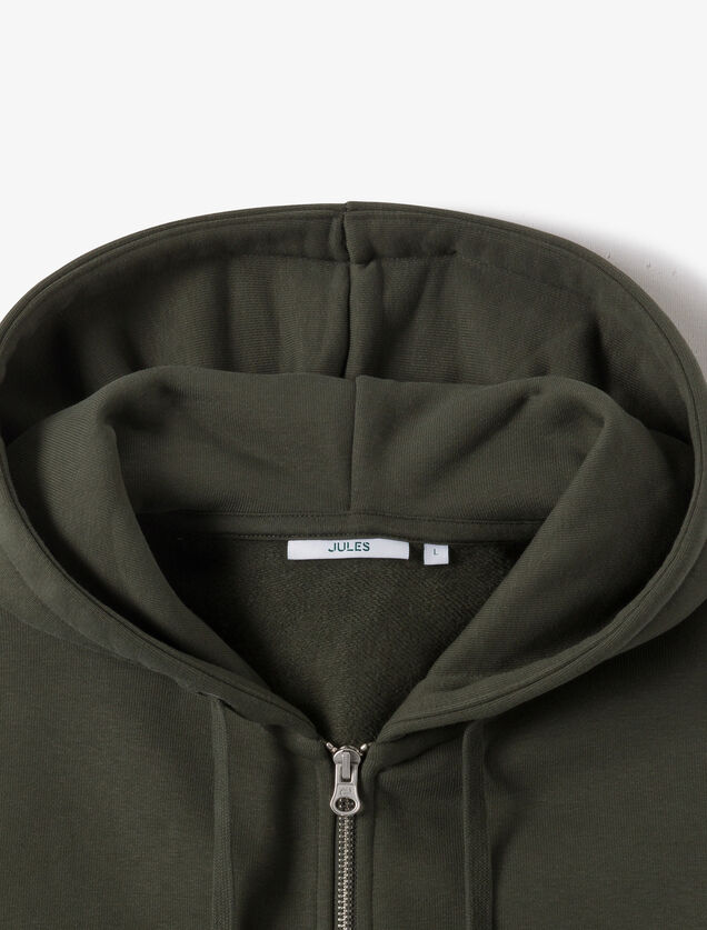 Sweat &agrave; capuche zipp&eacute; heavy weight