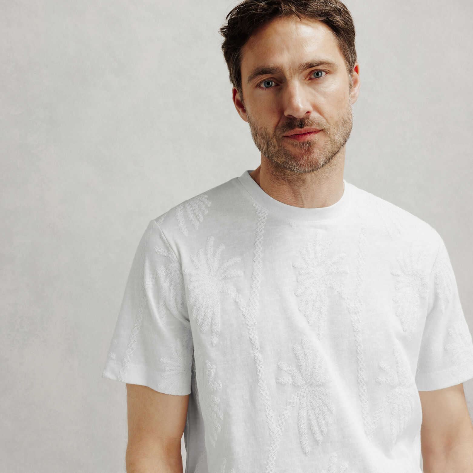 Tee shirt imprim&eacute; palmier