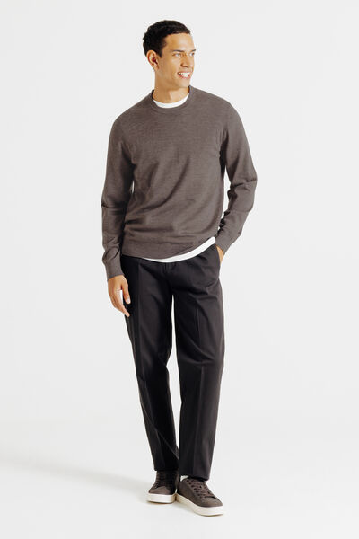 Pull col rond mérinos