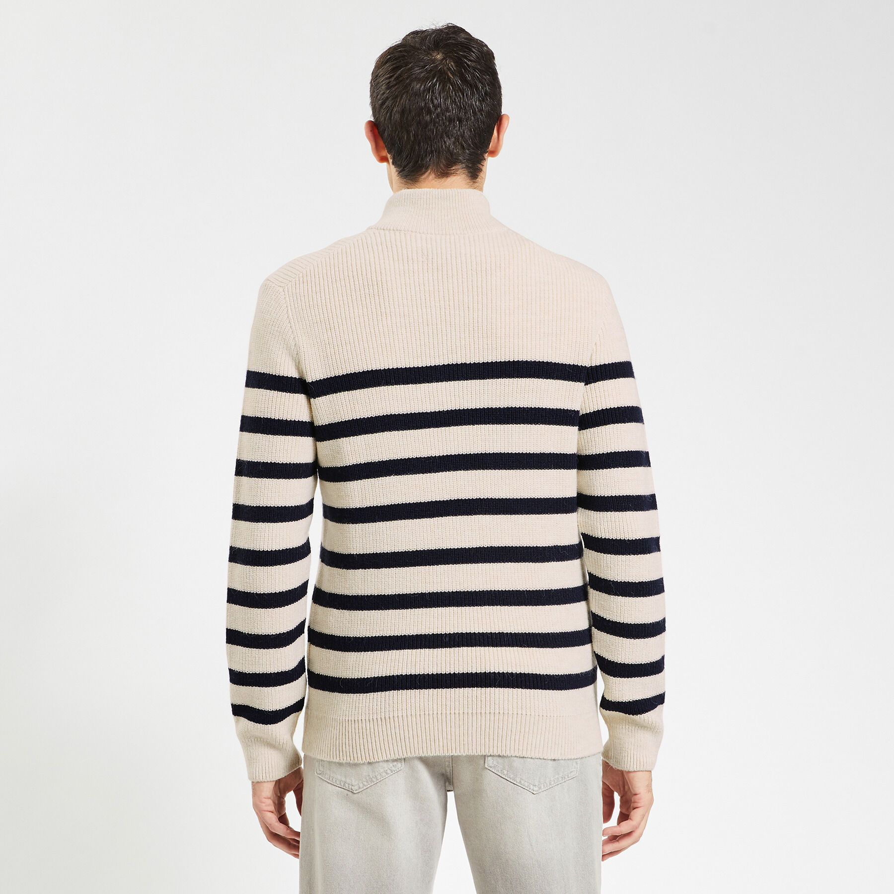 Pull col camionneur Bleu moyen Jules