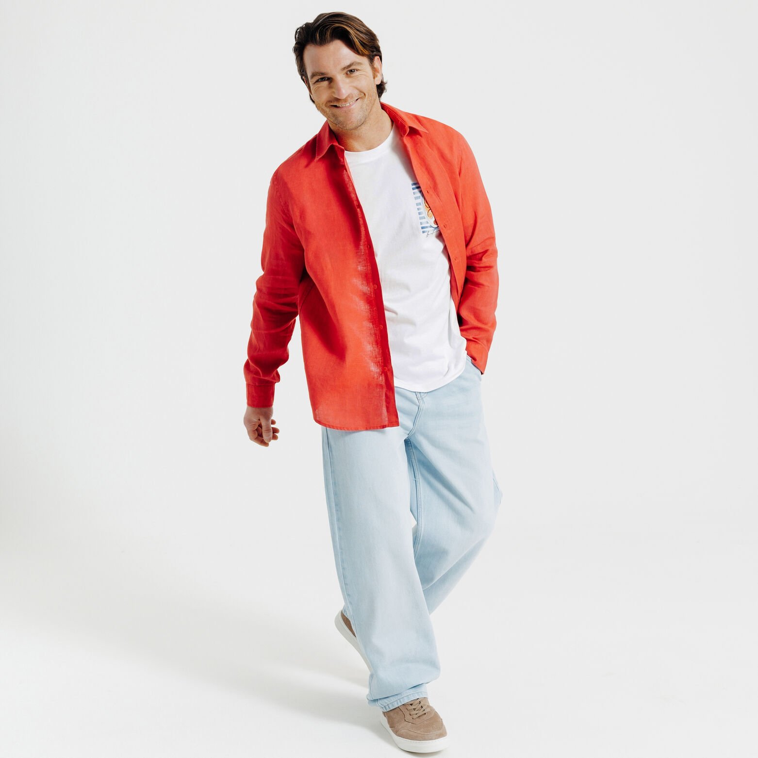 Tee shirt imprim&eacute; devant et dos