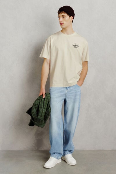 Tee shirt 100% coton imprim&eacute; "Apr&egrave;s Ski Club"