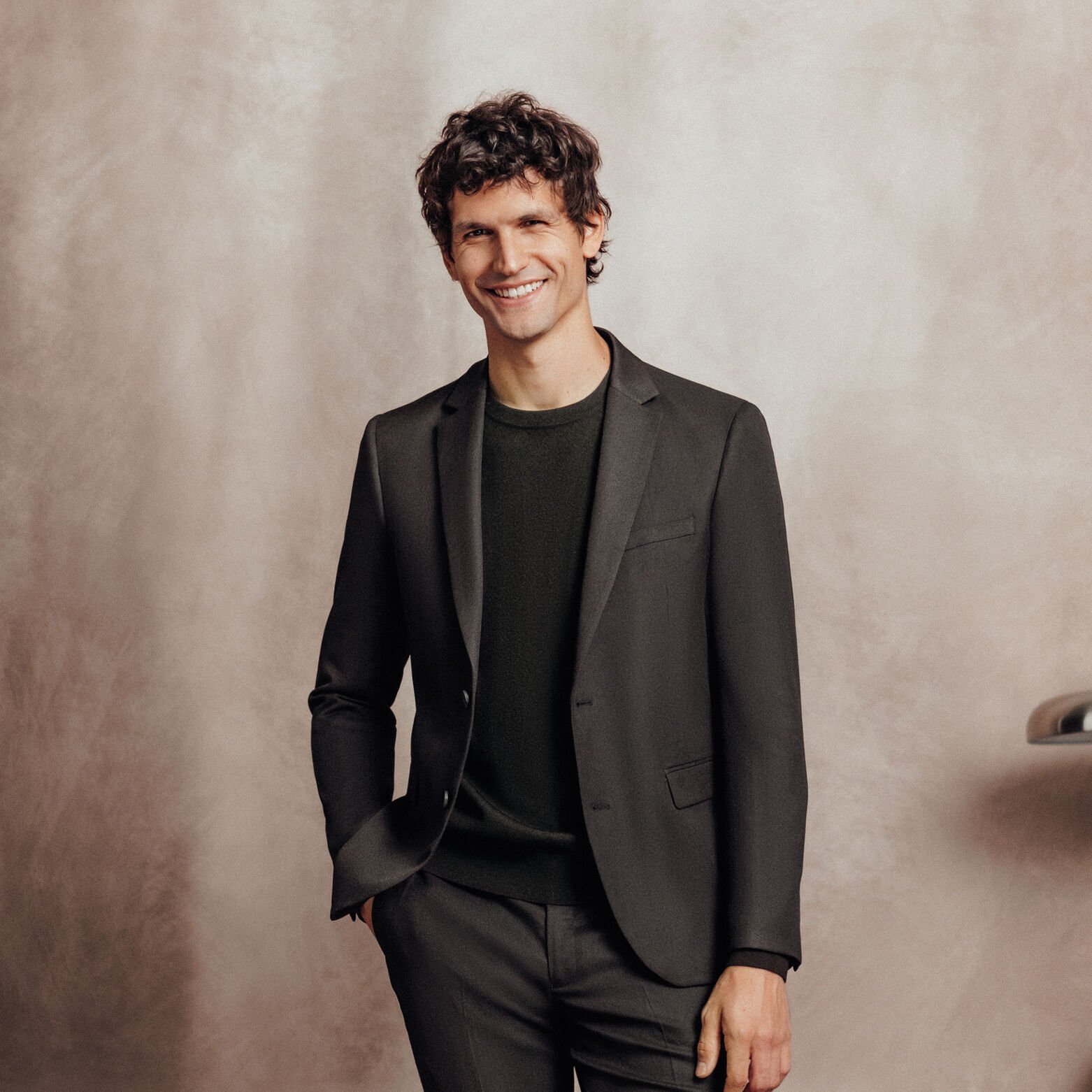 Slim fit kostuumvest