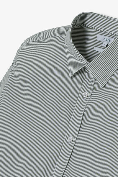 Chemise en coton ray&eacute;e