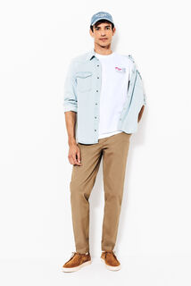 Tee shirt imprim&eacute; col rond