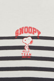 Tee shirt rayé licence Peanuts