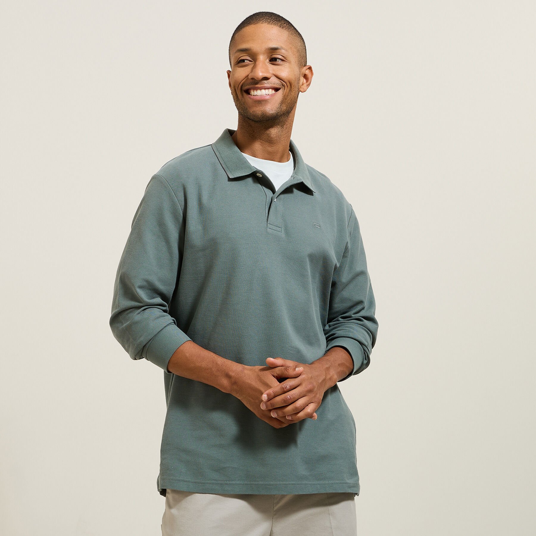 Polo manche longue homme brice outlet