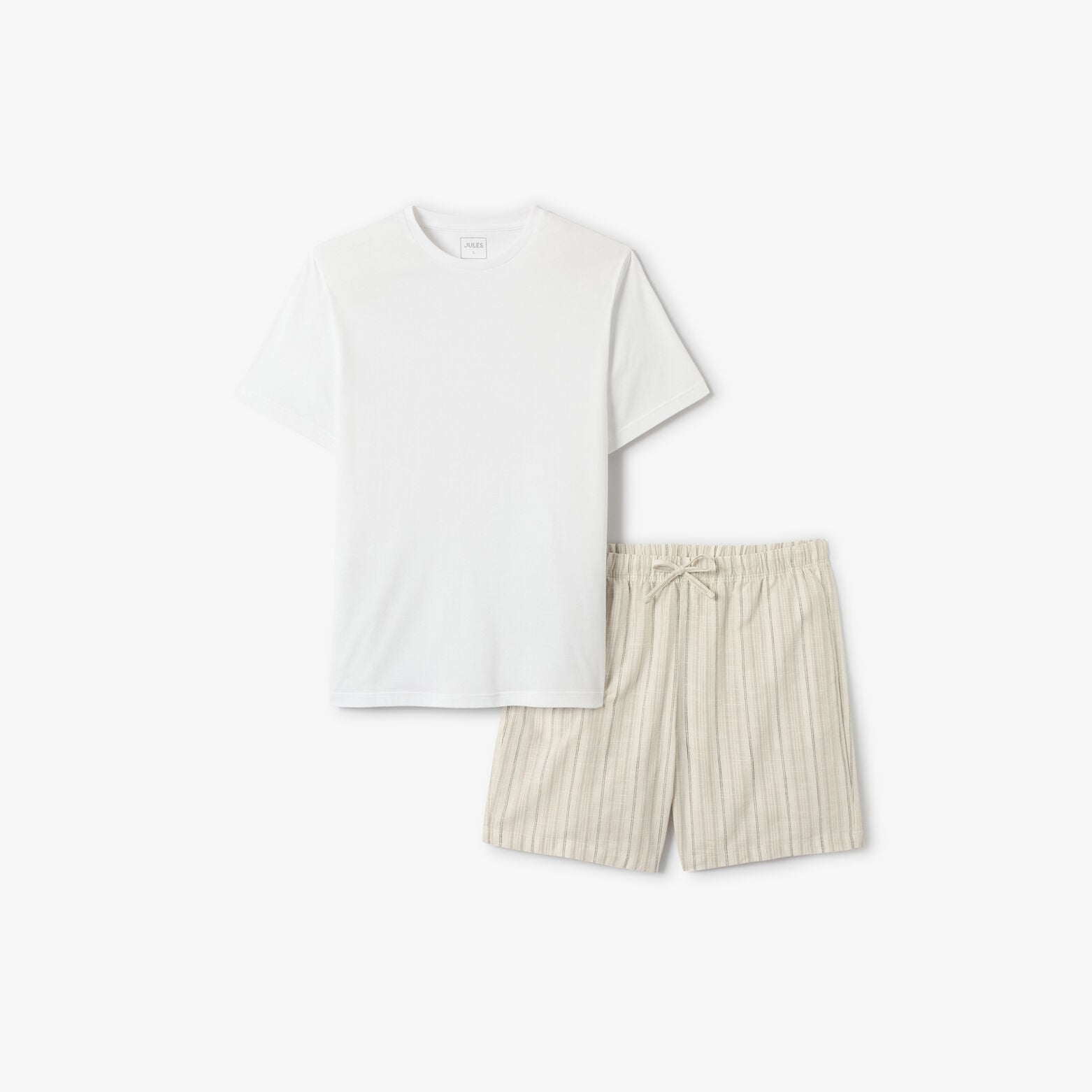 Gestreepte pyjama met short