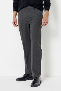 Pantalon large à plis flanelle