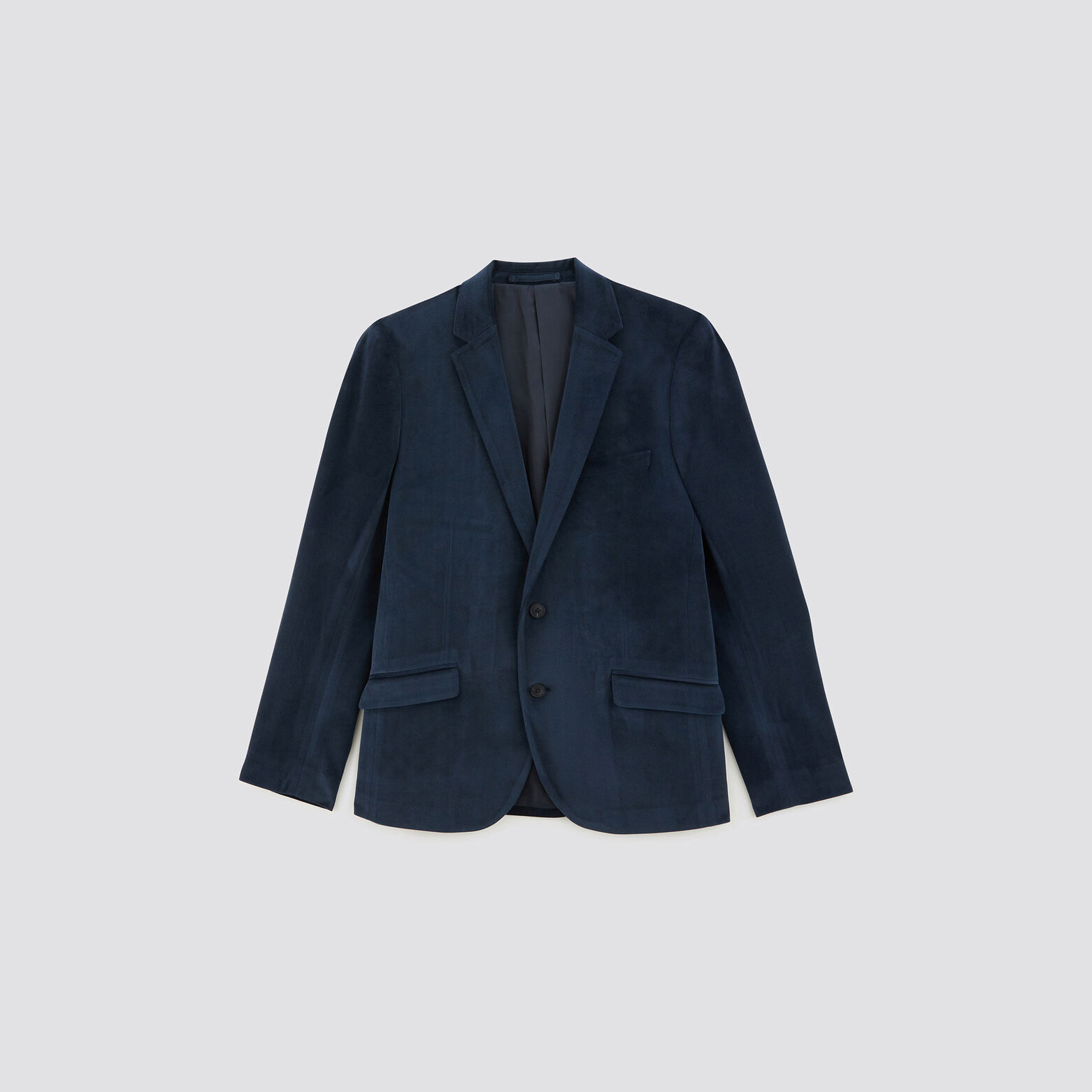 Veste slim en velours