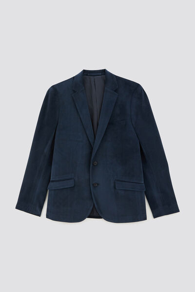 Veste slim en velours