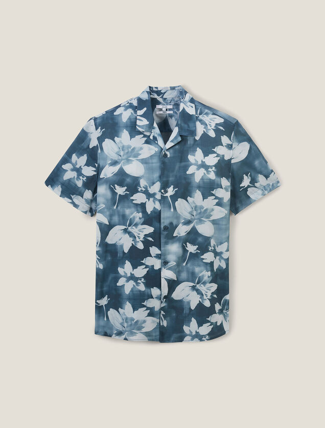 Hawaïhemd met bloemenprint, katoen