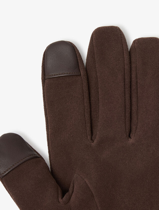 Gants en su&egrave;de