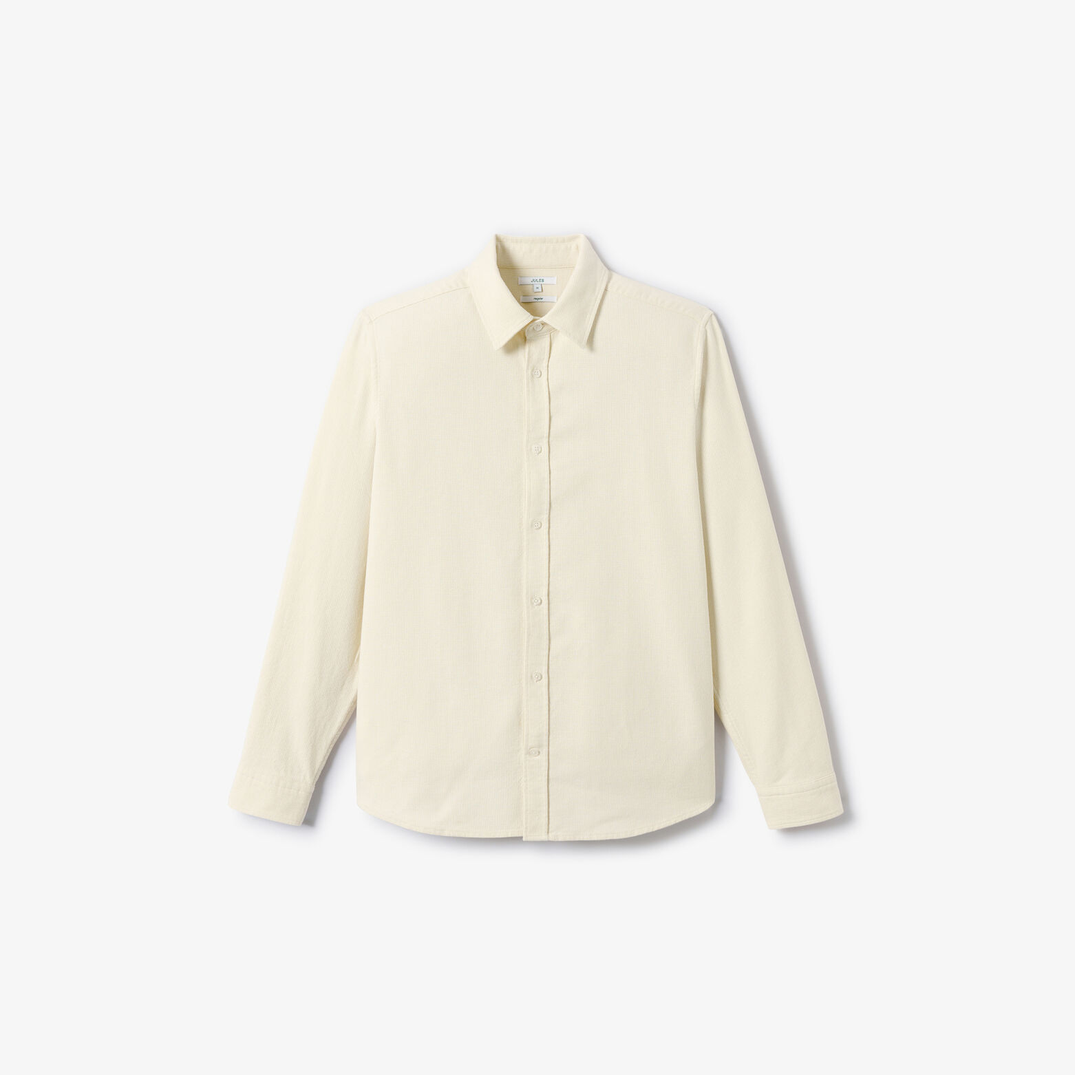 Chemise 100% coton armur&eacute;e unie
