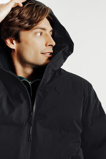 Doudoune zipp&eacute;e &agrave; capuche