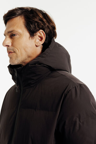 Doudoune zippée à capuche