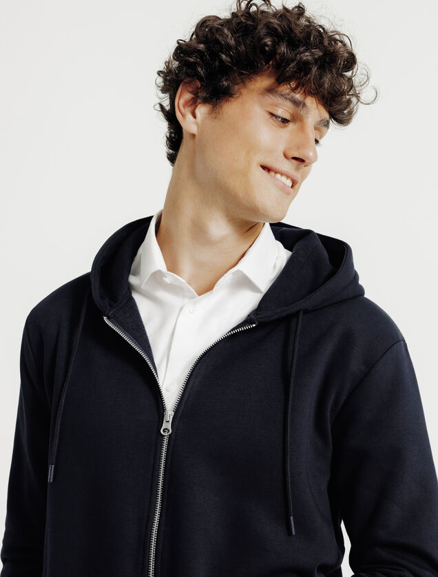 Sweat à capuche zippé