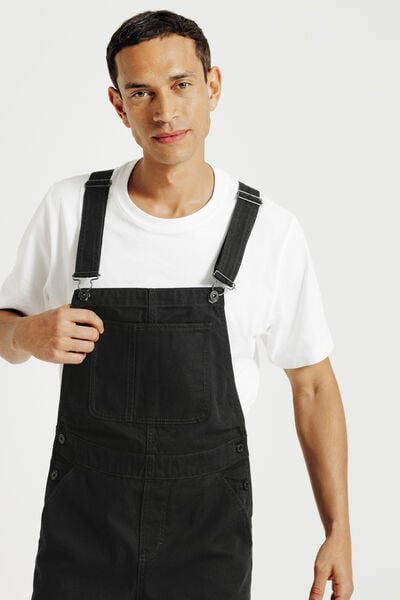 Salopette matière canvas