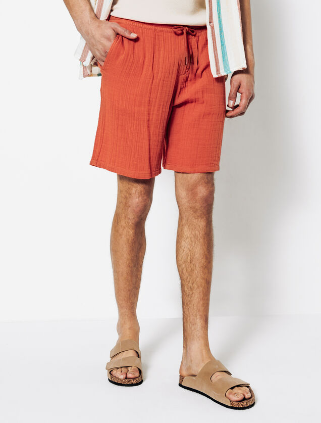 Short en gaze de coton